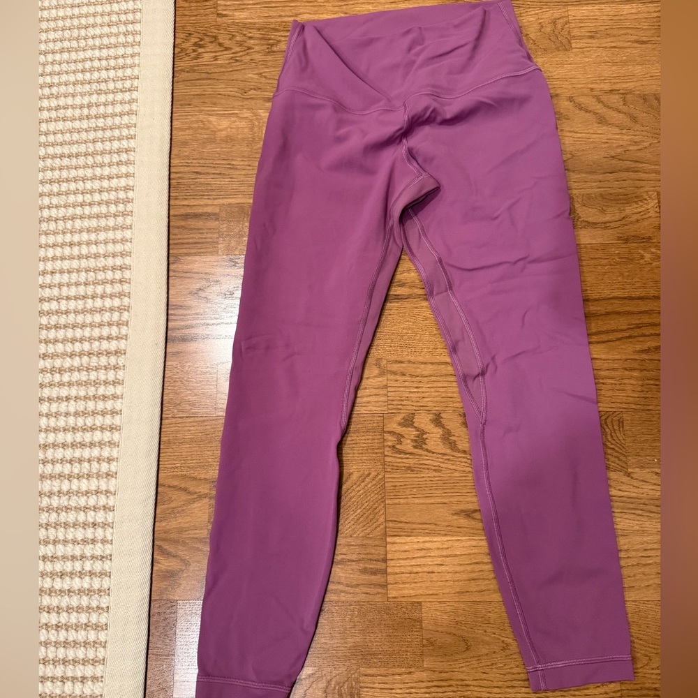 lululemon align Magenta Leggings size 8